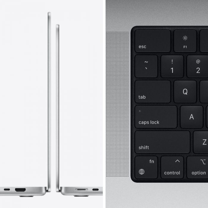 16-inch MacBook Pro: Apple M1 Pro chip with 10?core CPU and 16?core GPU, 16 GB,1TB SSD - Silver