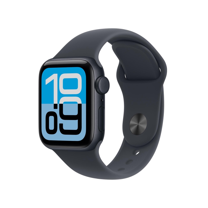 Apple Watch SE 3 GPS 40mm Midnight Aluminium Case with Midnight Sport Band - S/M