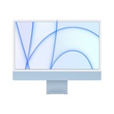 24-inch iMac with Retina 4.5K display: Apple M1 chip with 8-core CPU and 8-core GPU,8 Go, 256GB - Blue