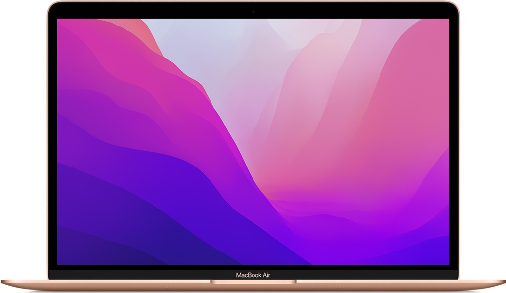 13-inch MacBook Air: Apple M1 chip with 8-core CPU and 8-core GPU,8 Go, 512GB - Gold