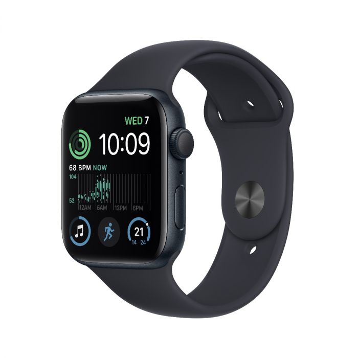 Apple Watch SE GPS 40mm Midnight Aluminium Case with Midnight Sport Band - Regular